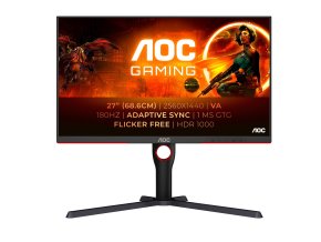 AOC/Q27G3XMN-BK/27"/VA/QHD/180Hz/1ms/Blck-Red/3R