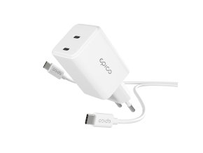 Epico GaN 45W adaptér EA45 s 1,2 m USB-C kabelem