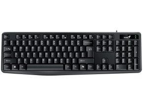 Genius KB-117/Drátová USB/CZ-SK layout/Černá