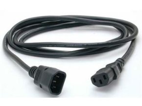 PremiumCord Prodlužovací kabel - síť 230V, IEC 320 C13 - C14, 5 m