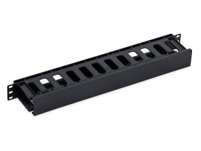 19' vyvazovací panel 1U plastový RAL9005