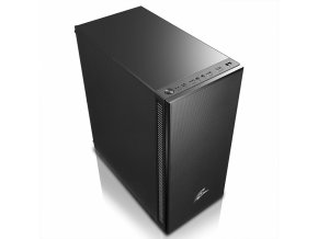 EVOLVEO Silens S1/Midi Tower/Transpar./Černá