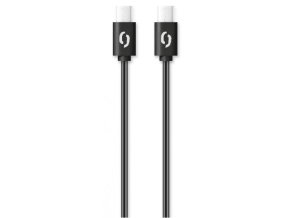ALIGATOR Datový kabel POWER 3A, USB-C/USB-C, černý