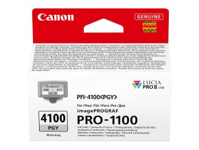 canon pfi 4100pgy photo grey ink front large s