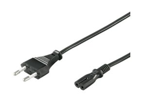 PremiumCord Kabel síťový 230V k magnetofonu 3m, černý
