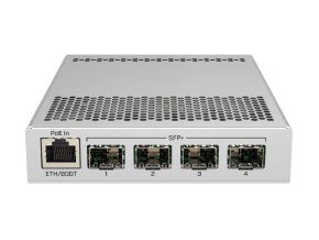 MikroTik Cloud Router Switch CRS305-1G-4S+IN, Dual Boot (SwitchOS, RouterOS)