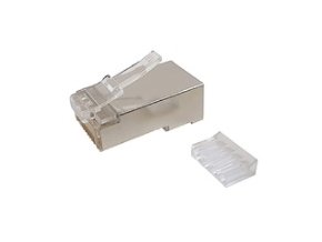 Konektor RJ45 CAT6 STP stíněný pro licnu,100ks