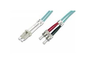 lc st opticky patch cord 50 125 10m duplex om3 i4105