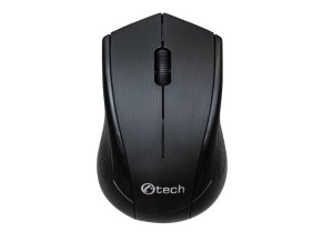 C-TECH WLM-07/Kancelářská/Optická/1 200 DPI/Bezdrátová USB/Černá