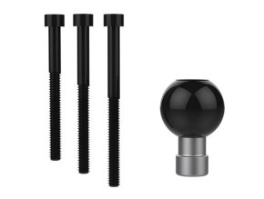 cze pm RAM R zakladna se stredovym otvorem pro srouby M8 kulovym kloubem 1 a srouby 10893