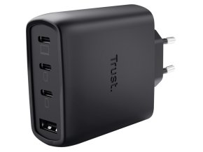 TRUST MAXO 65W 4P GAN CHARGER BLK
