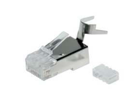 Konektor RJ45 CAT6A STP 8p8c stíněný, drát 20ks