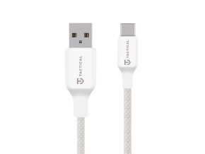 Tactical Stitch Thread Cable USB-A/USB-C 2m White