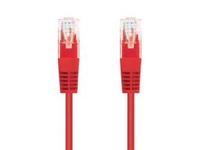 kabel c tech patchcord cat5e utp cerveny 0 25m i37 s