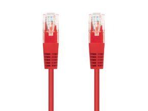 kabel c tech patchcord cat5e utp cerveny 0 25m i37 s