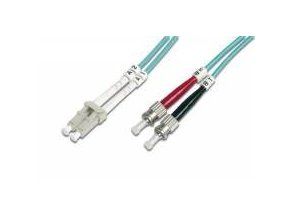 lc st opticky patch cord 50 125 10m duplex om3 i4105