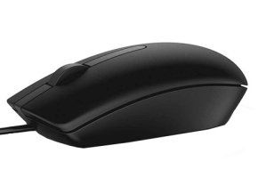 Dell MS116/Kancelářská/Optická/1 000 DPI/Drátová USB/Černá