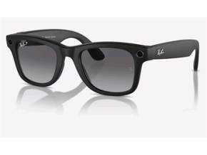 meta ray ban wayfarer ai bryle matte black polariz s