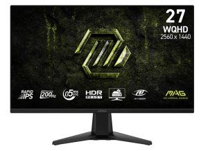MSI MAG/275QF E20/27"/IPS/QHD/200Hz/0,5ms/Černá/3R