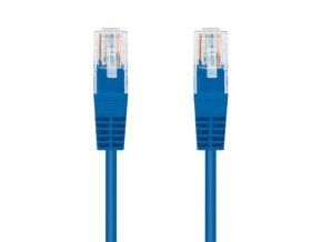 kabel c tech patchcord cat5e utp modry 0 25m i3799 s