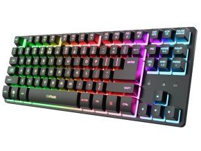 Trust GXT831 Thado TKL/Bezdrátové USB/US/Černá