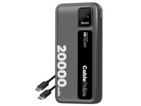 OBAL:ME CablePulse Powerbanka 20000mAh 22,5W Black
