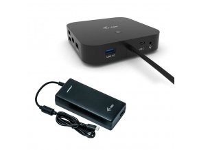 i-tec USB-C Dual Display Docking Station s Power Delivery 100W + i-tec Universal Charger 112W