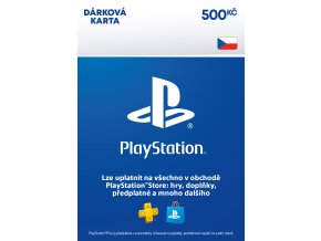 ESD CZ - PlayStation Store el. peněženka - 500 Kč