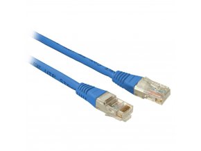 SOLARIX patch kabel CAT5E UTP PVC 5m modrý non-snag proof
