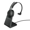 Jabra Evolve2 65/Mono/BT/Bezdrát/MS/Stand/Černá