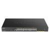 D-Link DGS-1250-28XMP/E 24-port Gigabit PoE Smart Managed Switch with 4x 10G SFP+ ports, 370Watts