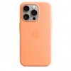 iPhone 15 ProMax Silicone Case MS - Orange Sorbet