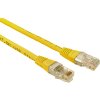 SOLARIX patch kabel CAT5E UTP PVC 0,5m žlutý