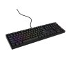 Herní mechanická klávesnice Genesis THOR 404/RGB/Outemu Peach Silent/Drátové USB-A/US layout/Černá