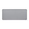 logitech desk mat studio series top view mid grey s