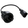 kabel c tech sitovy adapter c14 m schuko f 15 cm i s