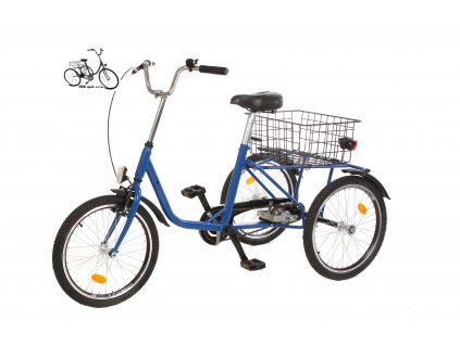 Tříkolka JUNIOR 20 - Torpédo (1) titulka - modrá