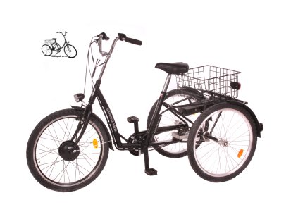 Elektrotříkolka e-STANDARD 24'' - tří rychlostní