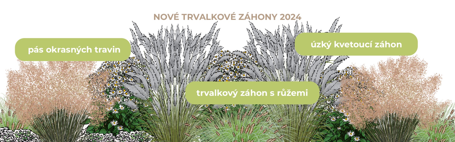 3 nové záhony pro rok 2023