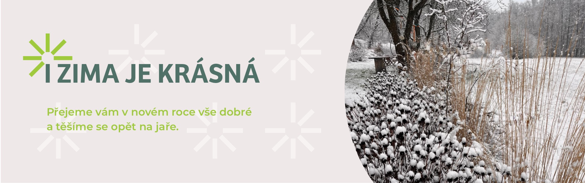 Přání hezkého adventu a nového roku