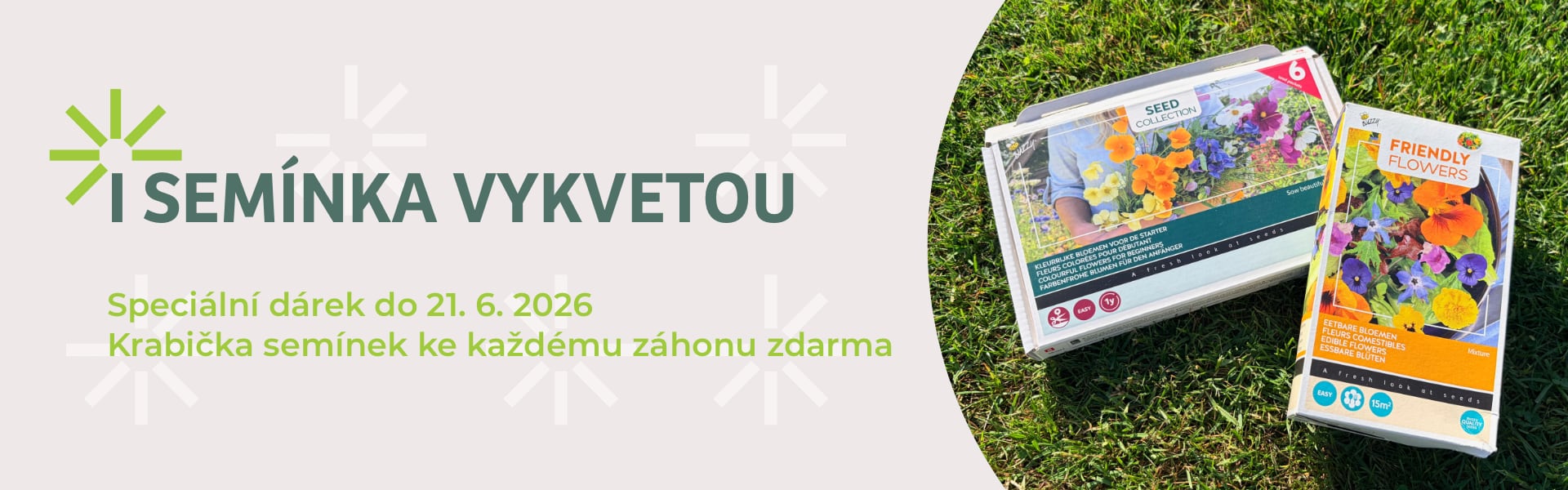 Krabička kvalitních semínek ke každému záhonu