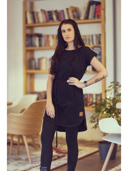 Šaty TRIPLE BLACK - Maminka