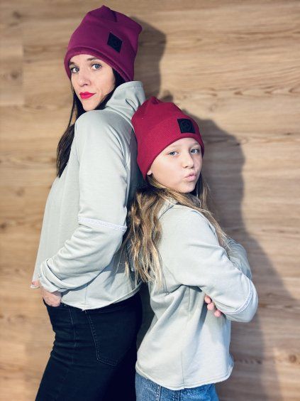 Dívčí CROP OVERSIZE mikina SHINY MELANIE