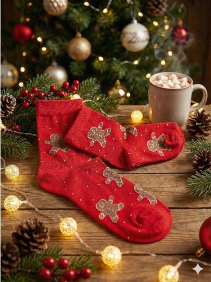 Ponožky GINGERBREAD pro celou rodinu
