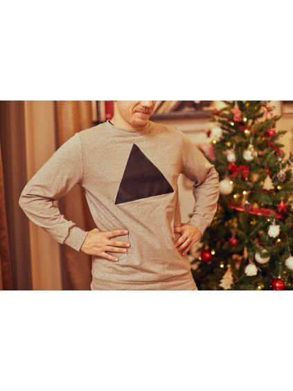 Mikina NEW Beginning Light Grey - Pánská