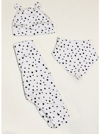 Mimi set WHITE DOTS