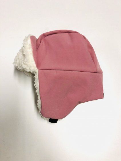 SOFTSHELLOVÁ beranice s beránkem PINK - Holčička