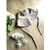 Klobouček BEIGE MUŠELÍN - Chlapeček / Maminka