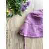 Klobouček PINK MUŠELÍN - Holčička/Maminka