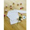 Triko BASIC WHITE ( dlouhý rukáv )- Holčička
